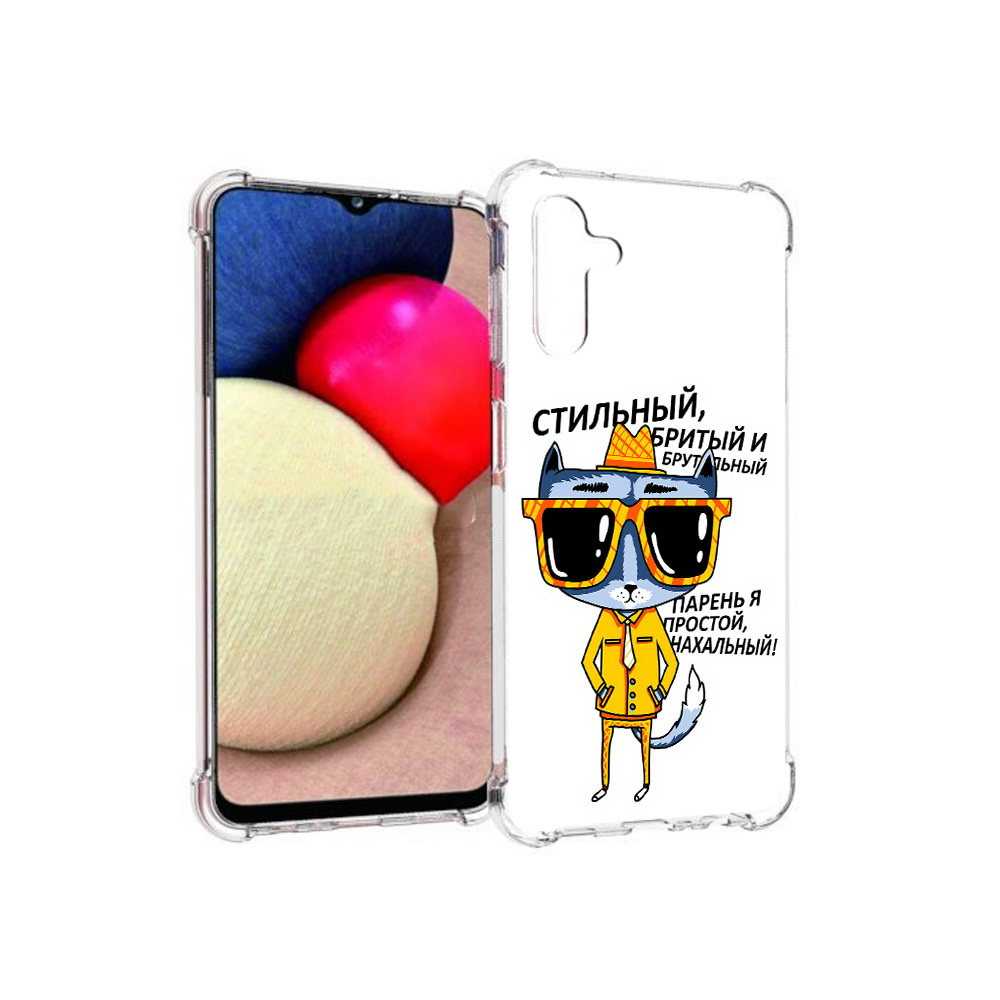 Чехол MyPads Tocco для Samsung Galaxy A13 5G стильный кот (PT172412.530.625)