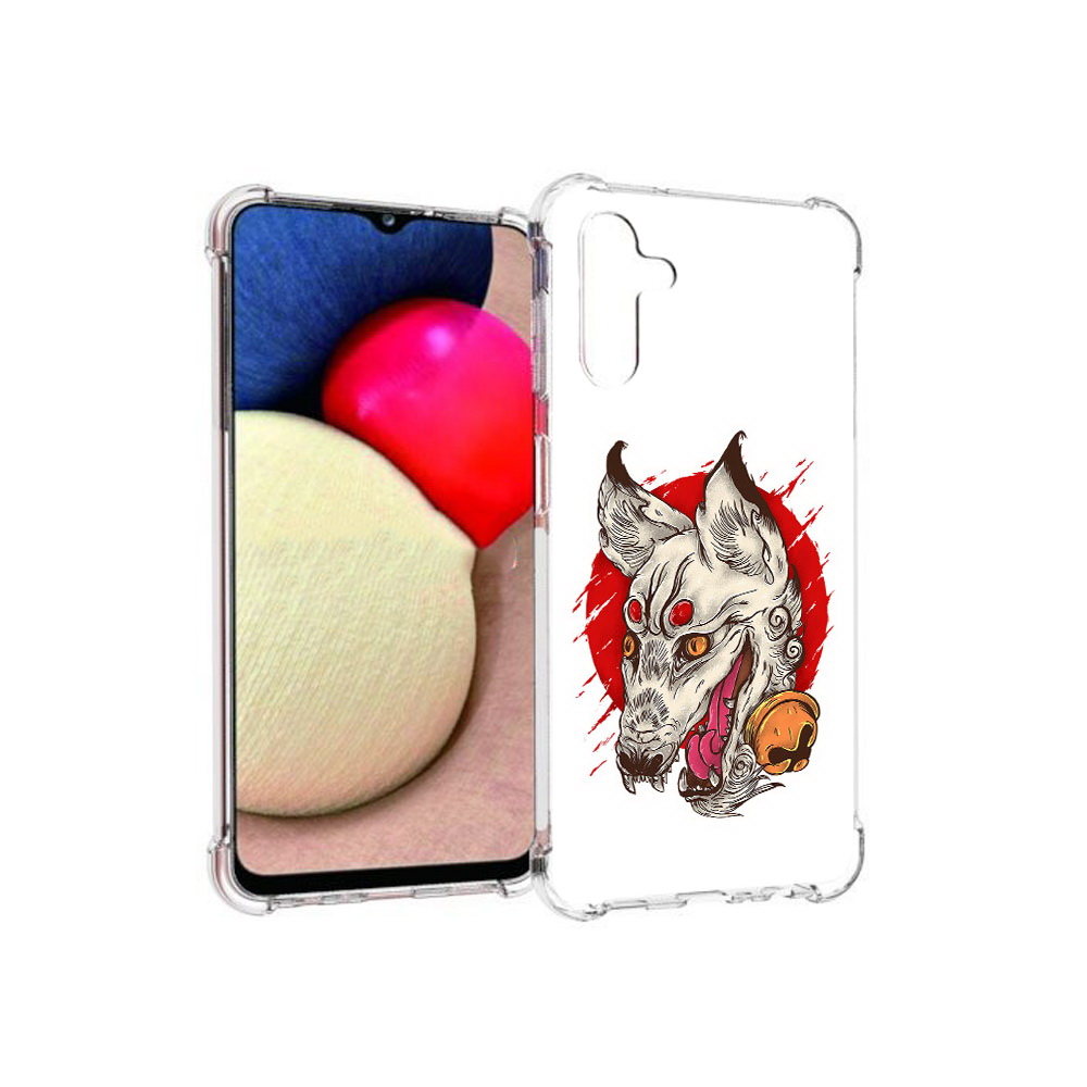 

Чехол MyPads Tocco для Samsung Galaxy A13 5G страшная собака (PT172412.530.627), Прозрачный, Tocco