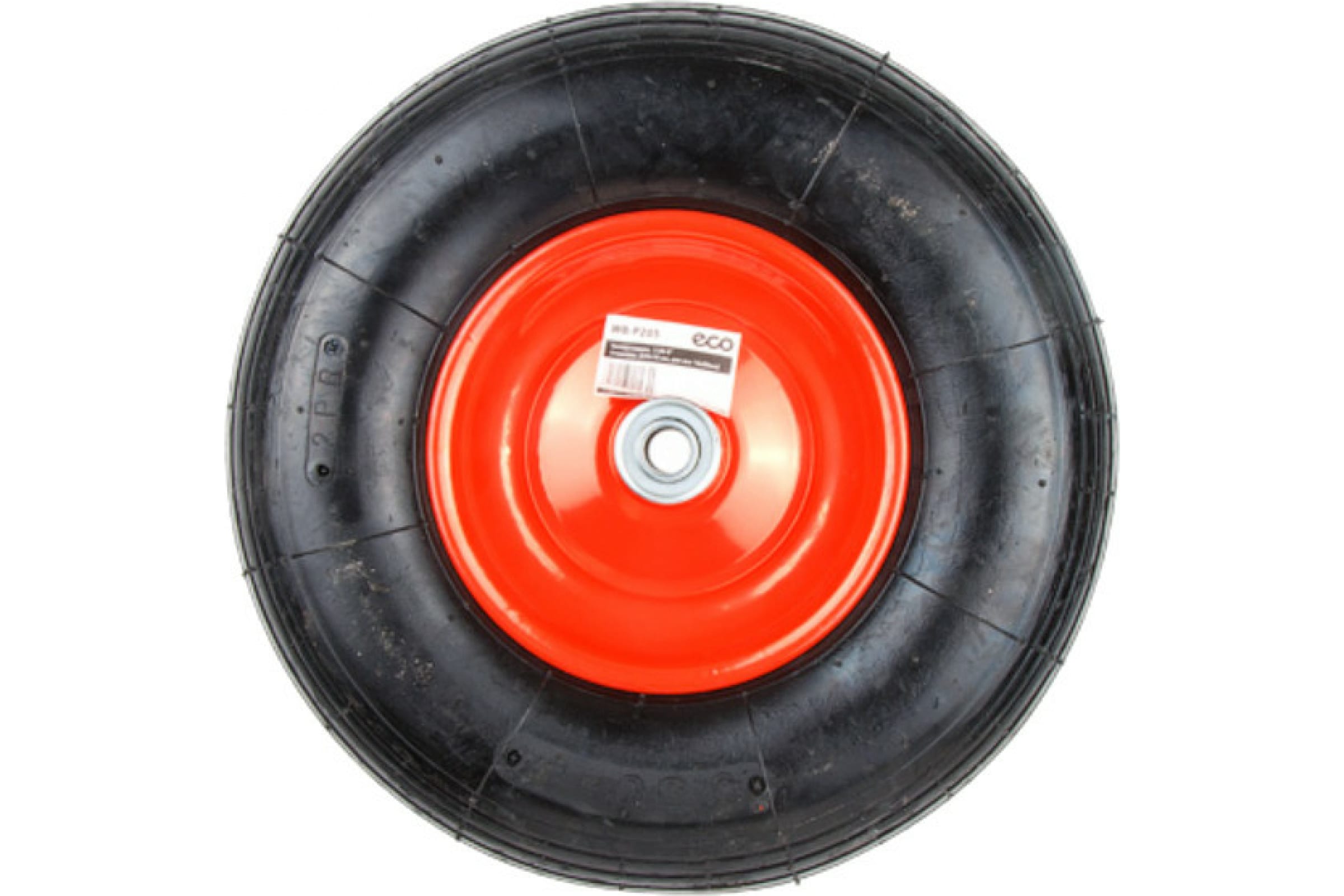 ECO Колесо надувное диск 3.50-6 подшипник посадка 16x90 мм для тачки WB140-1 WB-P205 надувное колесо для оси 20x90 мм eco