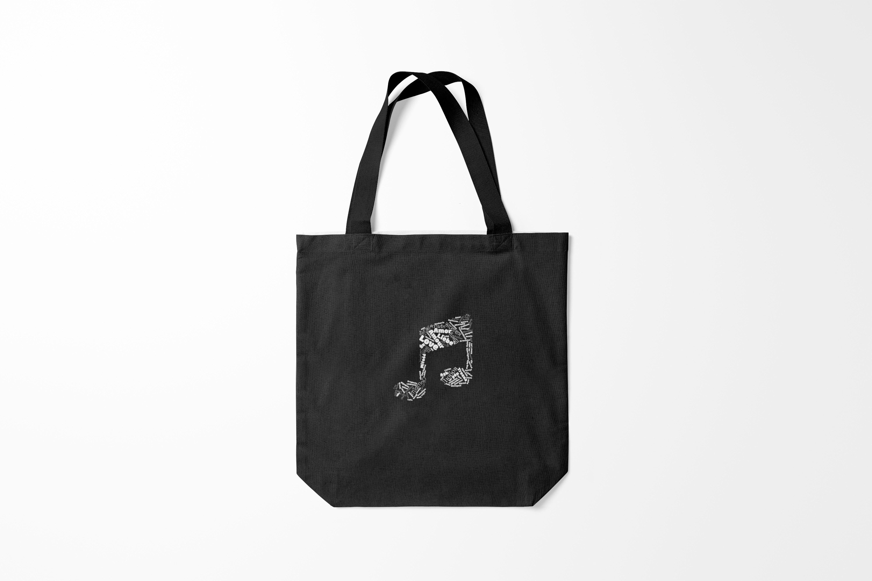 

Сумка шoппер унисекс Burnettie Ноты Music is Love, разноцветный, Ноты Music is Love