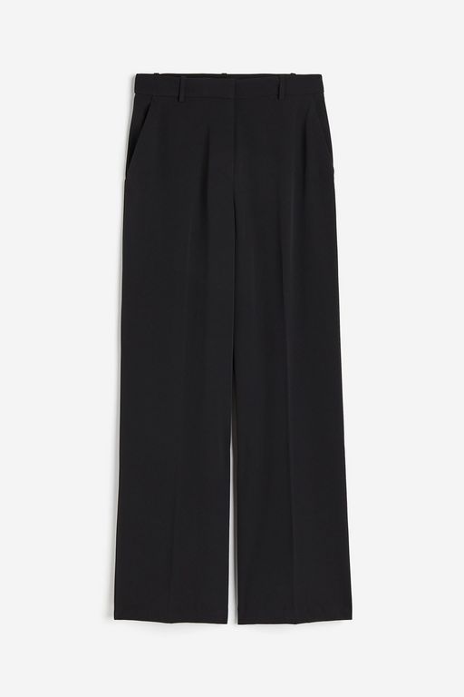 

Брюки женские H&M 1214614 черные 38 EU, Черный, 1214614