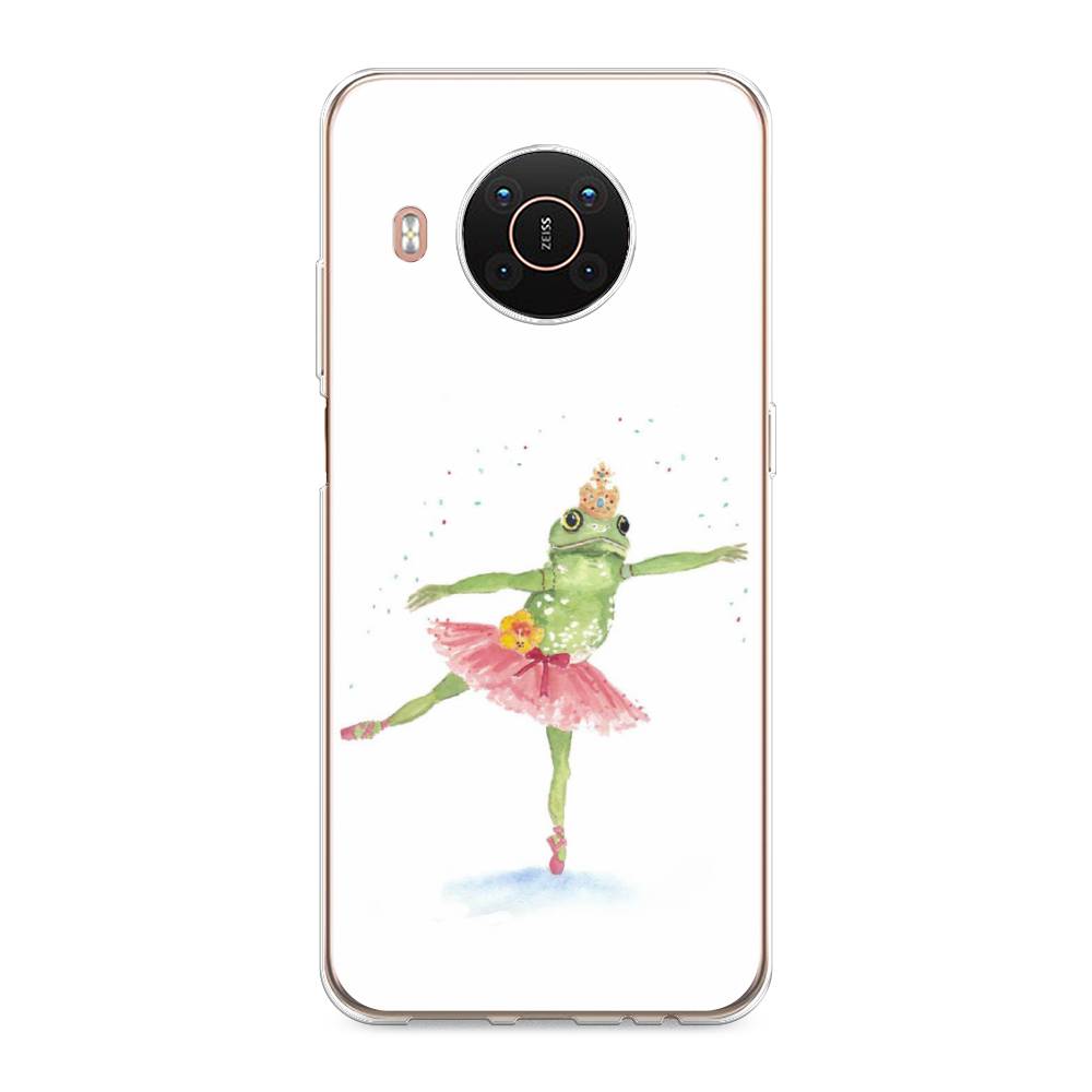 

Чехол на Nokia X20"Лягушка-балерина", Зеленый, 124250-4