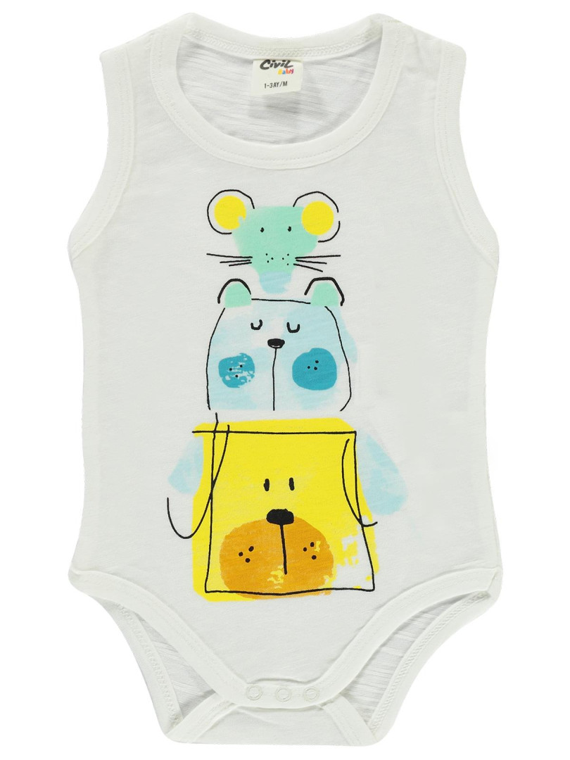 

Боди Civil Baby 140430302SS1 экрю 0-3 мес (доставка из-за рубежа), 140430302SS1
