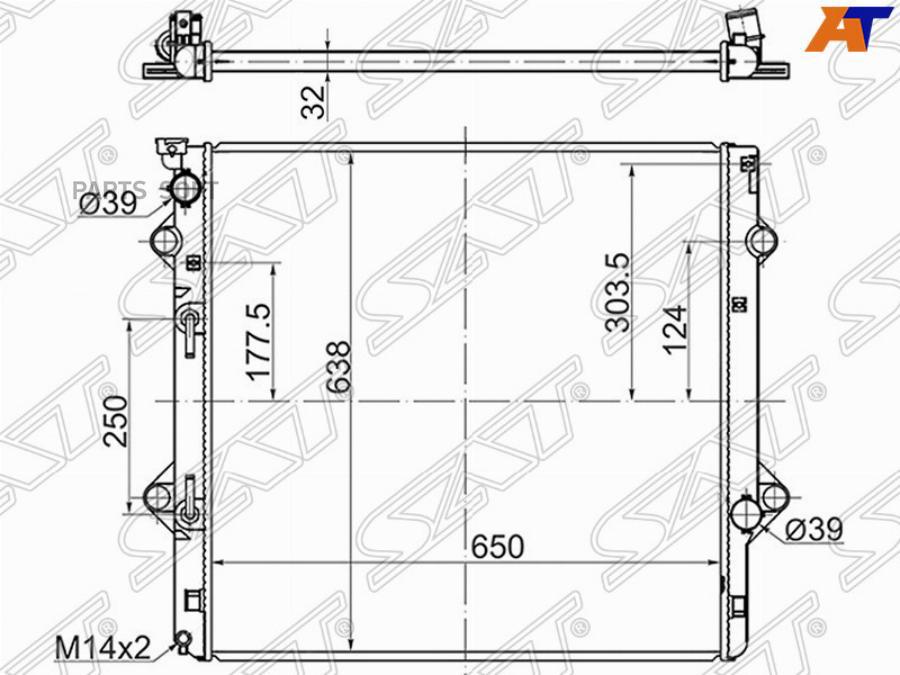 

Радиатор Lexus Gx460 09 Sat арт. TY0009-GX460