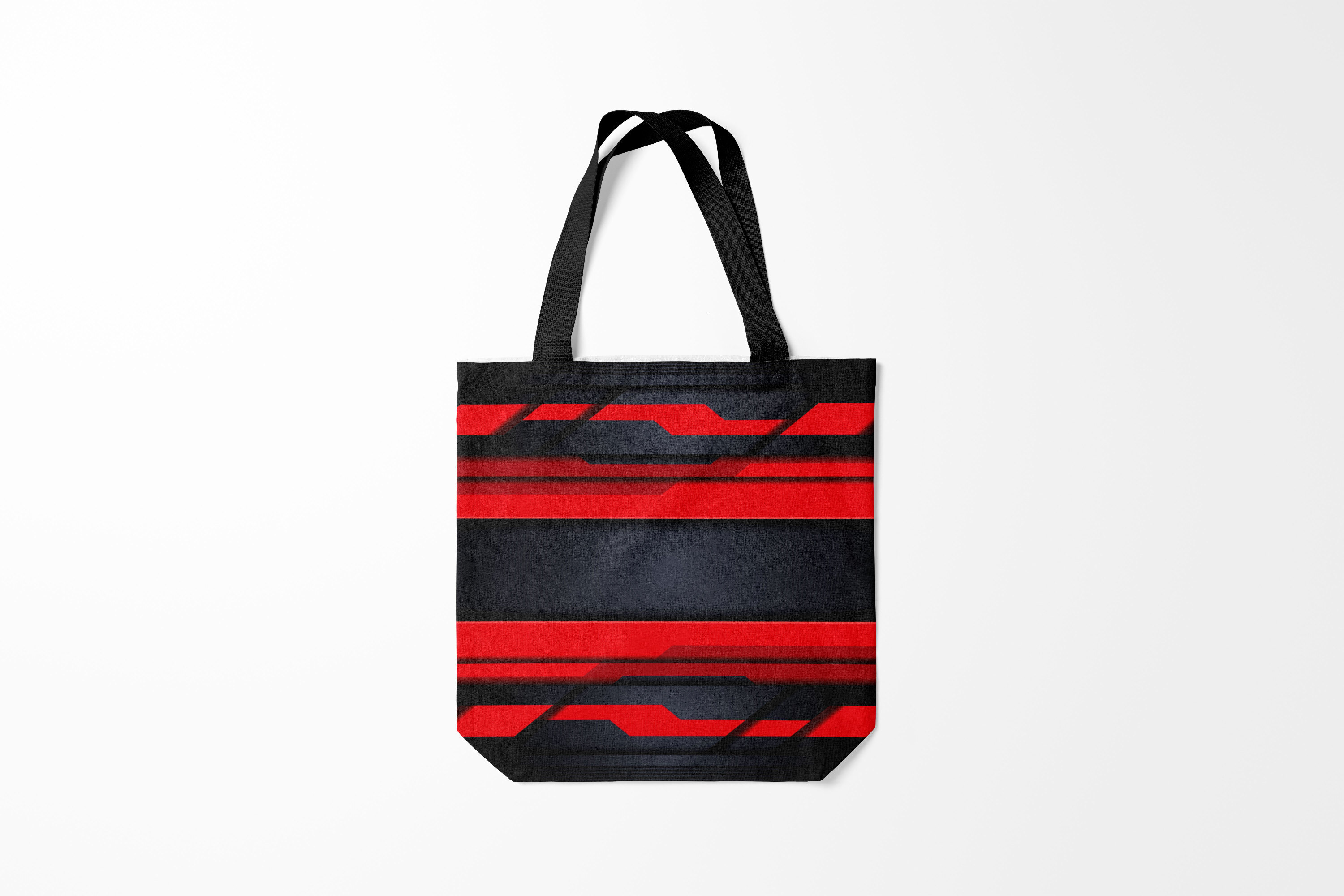 

Сумка шoппер унисекс Burnettie Модные Red and Black 3D abstract, разноцветный, Модные Red and Black 3D abstract