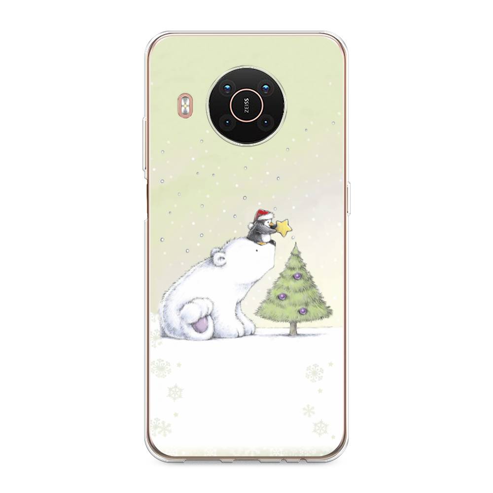 

Чехол на Nokia X20"Украшение елки", Белый;бежевый, 124250-5