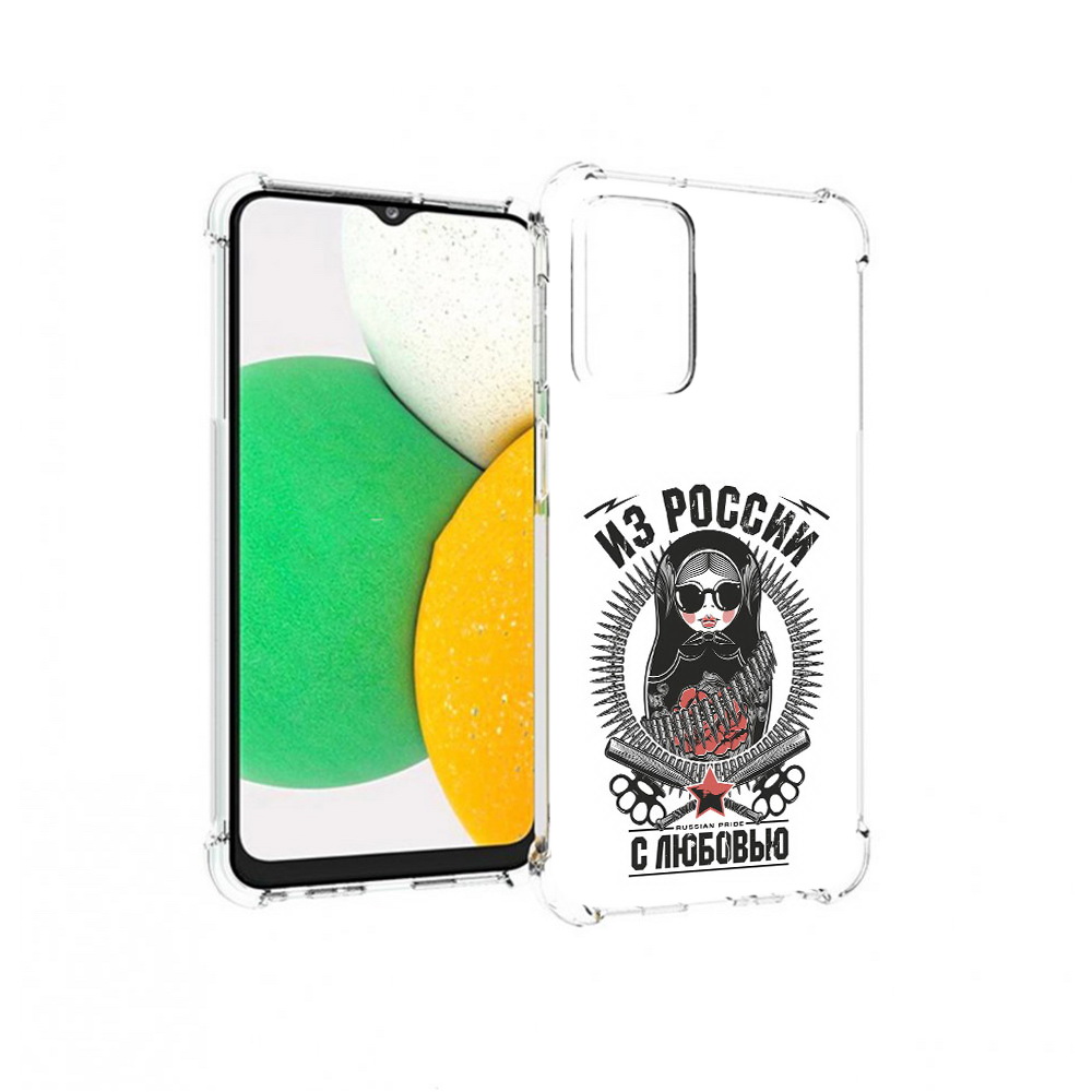 

Чехол MyPads Tocco для Samsung Galaxy A23 Из России с любовью, Прозрачный, Tocco