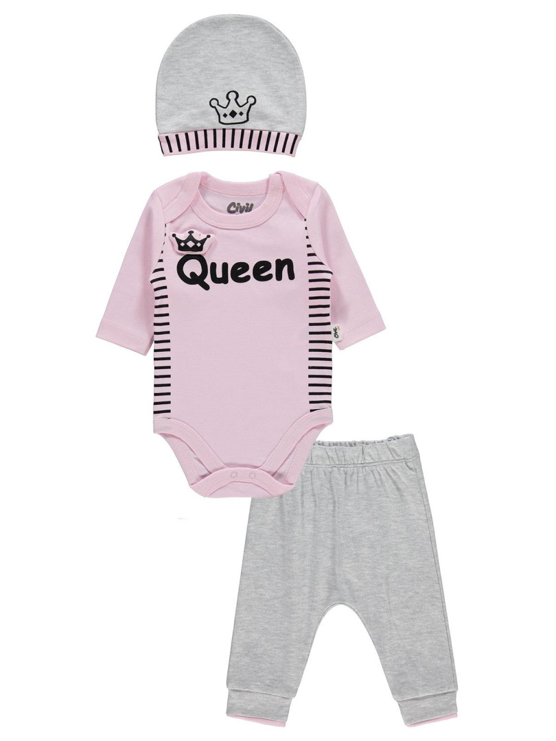 

Костюм тройка Civil Baby 17D176076Y21 розовый 3-6 мес (доставка из-за рубежа), 17D176076Y21