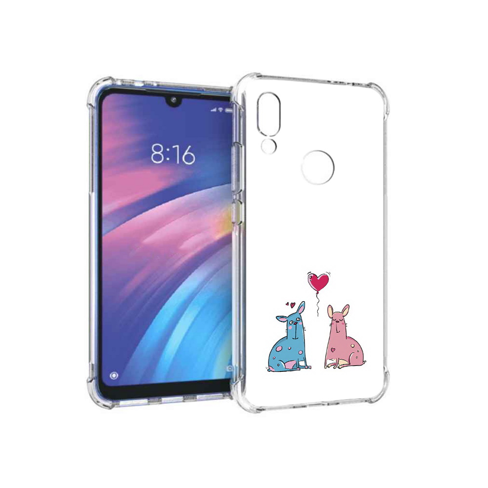 

Чехол MyPads Tocco для Xiaomi Redmi Y3 Лама любовь, Прозрачный, Tocco