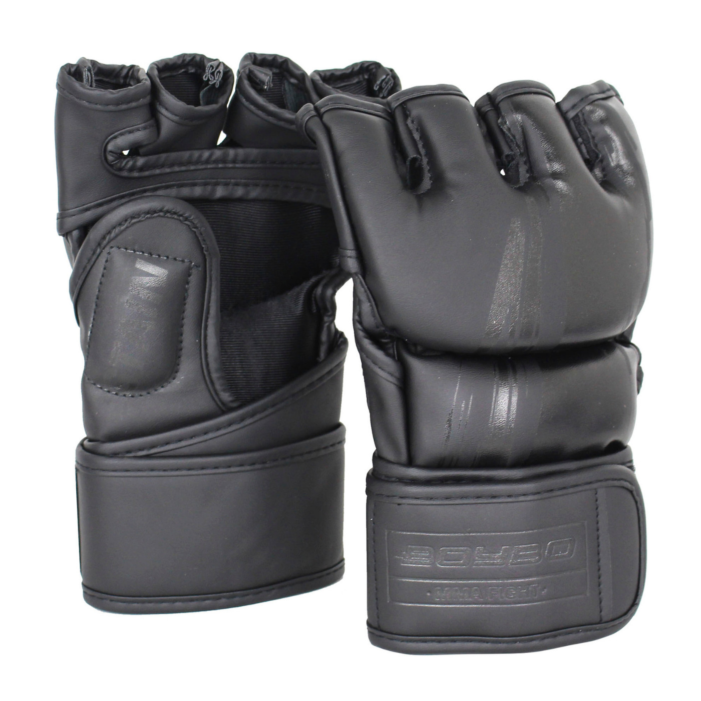 Перчатки ММА BoyBo Stain BGM311, Флекс, черный, XS