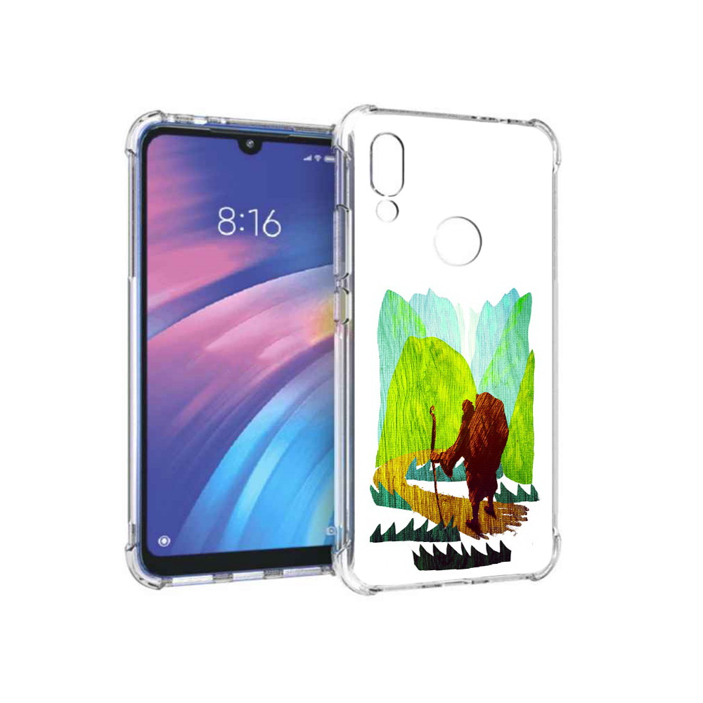 

Чехол MyPads Tocco для Xiaomi Redmi Y3 Лесная тропа, Прозрачный, Tocco