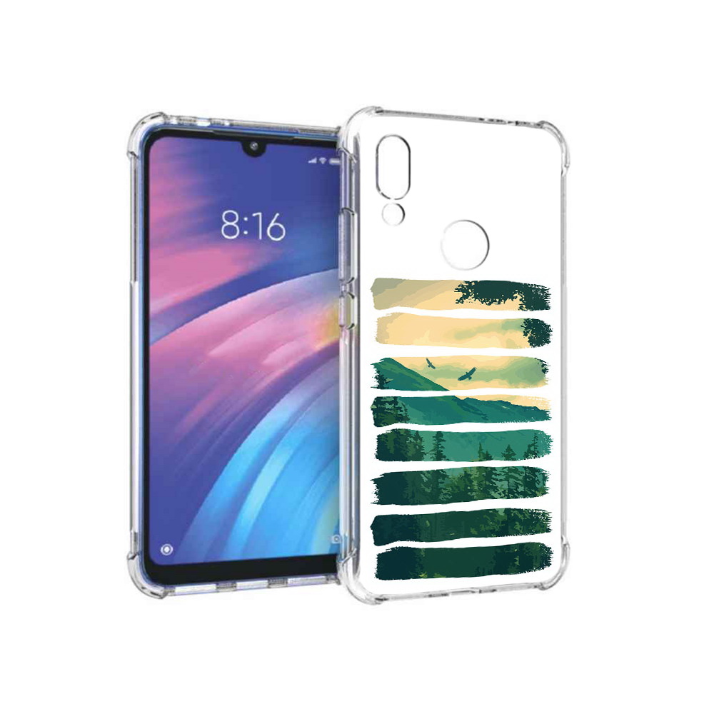 

Чехол MyPads Tocco для Xiaomi Redmi Y3 Лесная чаща, Прозрачный, Tocco