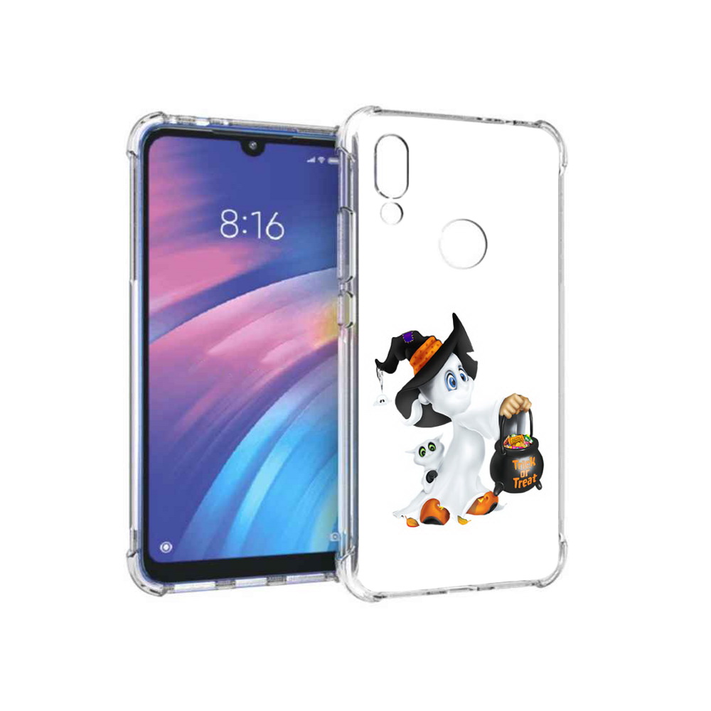 

Чехол MyPads Tocco для Xiaomi Redmi Y3 Маленький призрак, Прозрачный, Tocco