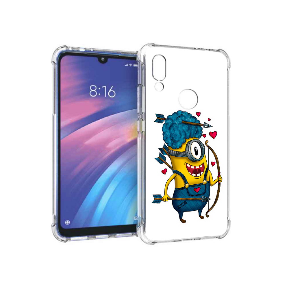 

Чехол MyPads Tocco для Xiaomi Redmi Y3 Миньон купидон, Прозрачный, Tocco