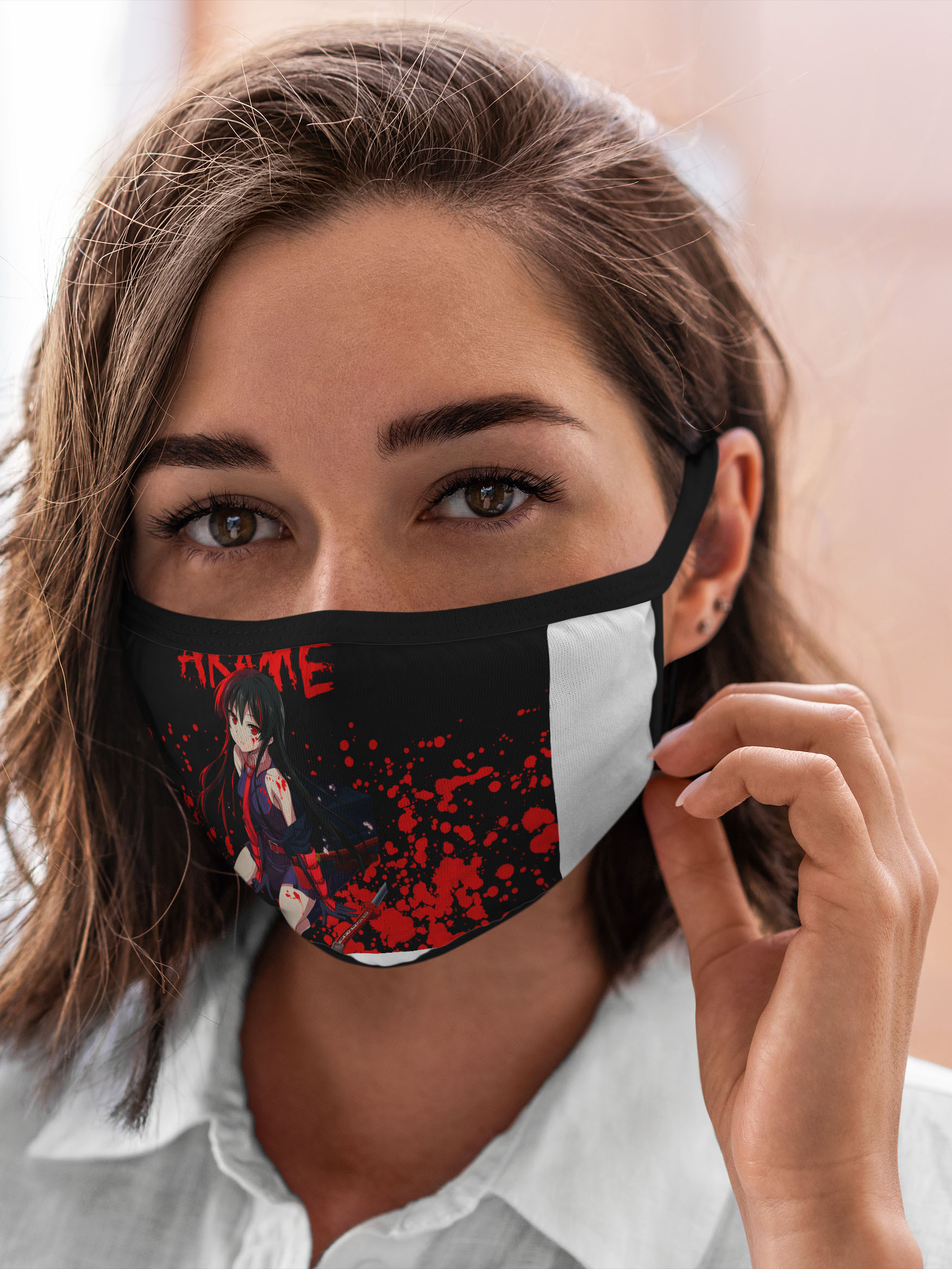 

Многоразовая маска унисекс Burnettie Убийца Акаме На Черно Красно Фоне, Разноцветный, Убийца Акаме На Черно Красно Фоне