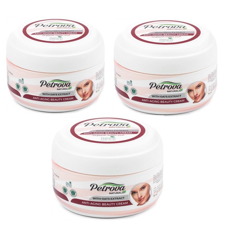 

Крем омолаживающий для лица PETROVA ANTI-AGING, 75мл, 3шт
