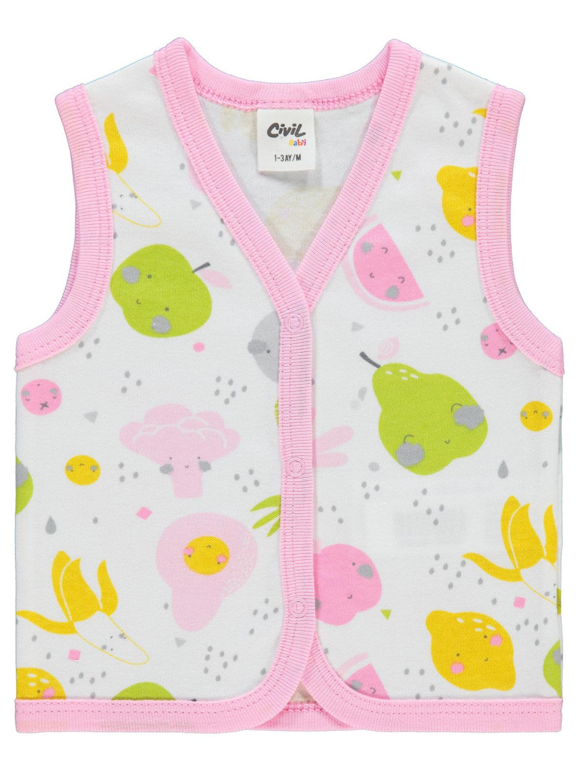 

Жилет Civil Baby 443519372Y21-1 розовый 0-3 мес (доставка из-за рубежа), 443519372Y21