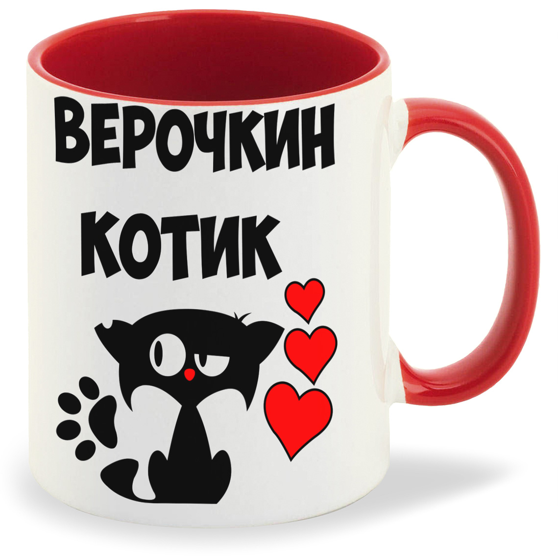 

Кружка CoolPodarok Верочкин котик, Верочкин котик