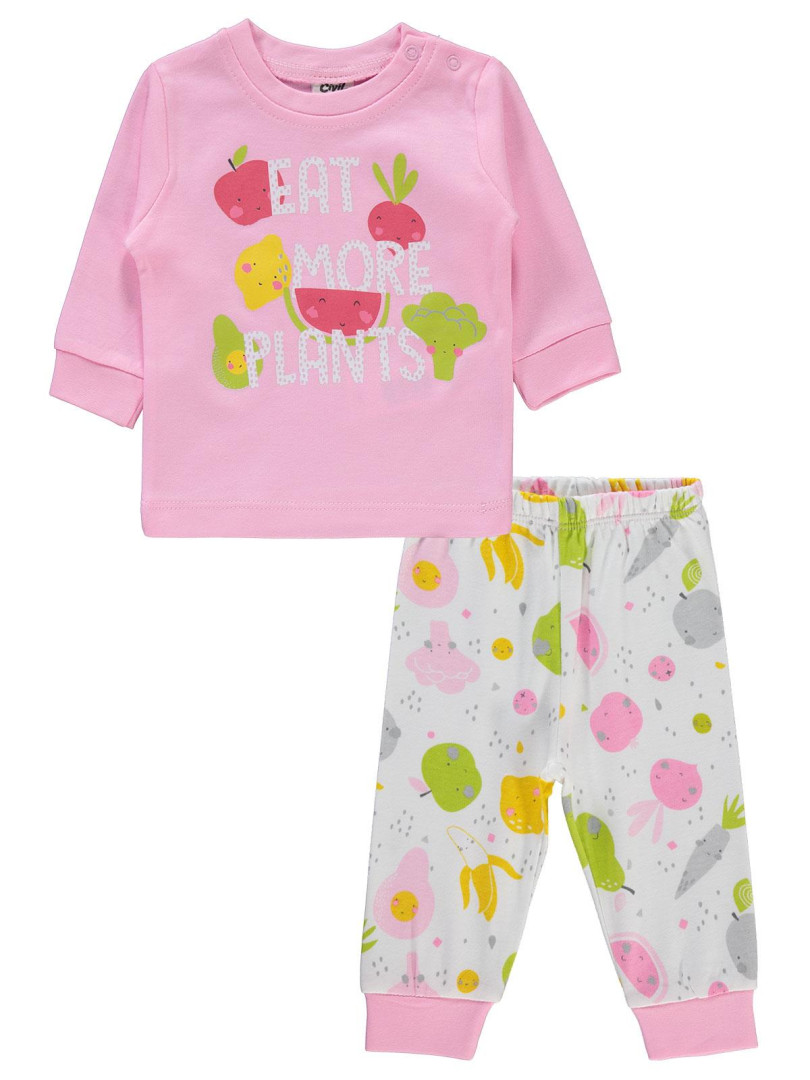 

Пижама Civil Baby 223512362Y21-1 розовый 0-3 мес (доставка из-за рубежа), 223512362Y21-1
