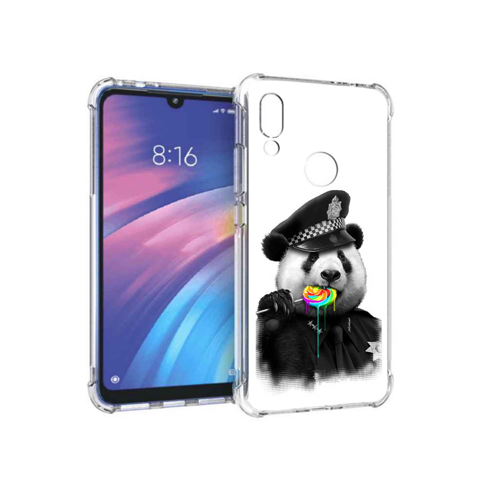 

Чехол MyPads Tocco для Xiaomi Redmi Y3 Панда полиция, Прозрачный, Tocco