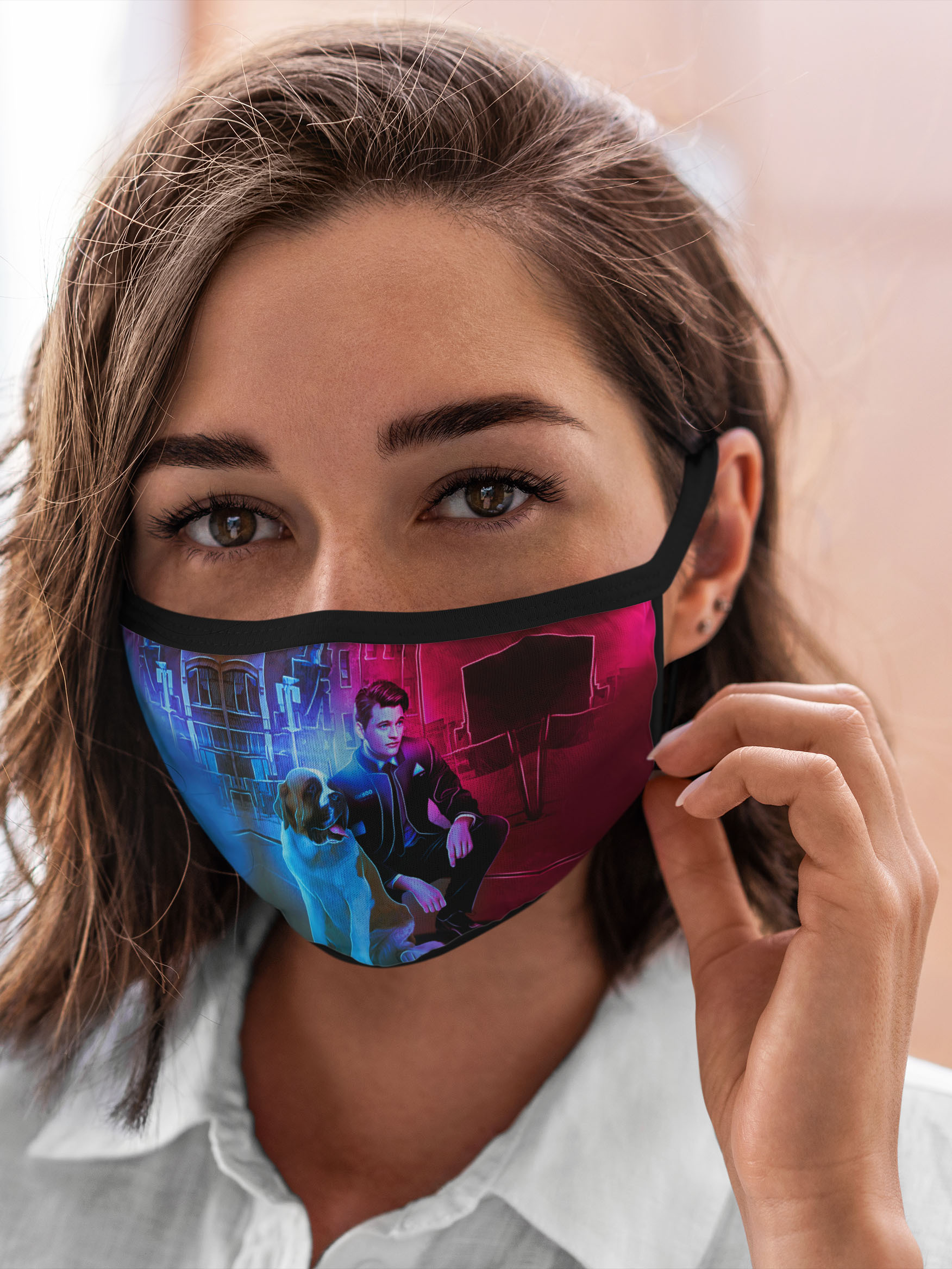 

Многоразовая маска унисекс Burnettie Detroit Become Human, Разноцветный, Detroit Become Human