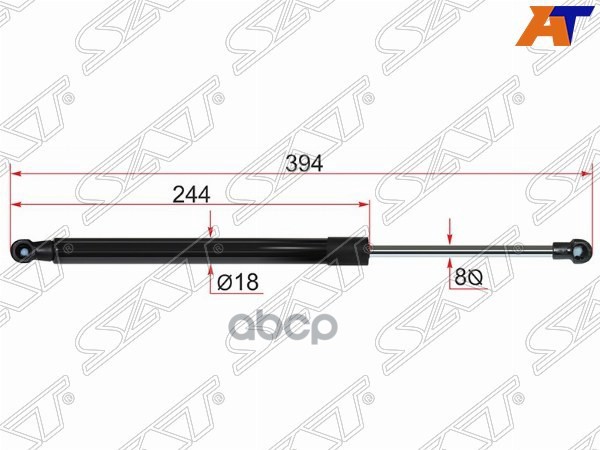 

SAT ST-68950-02130 Амортизатор крышки багажника TOYOTA AURIS #ZE18# 12- 1шт