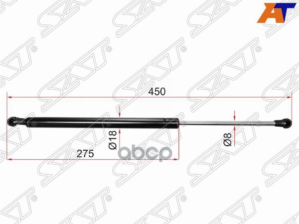 

SAT ST-68950-0W140 Амортизатор задней двери TOYOTA COROLLA FIELDER 00-06 1шт
