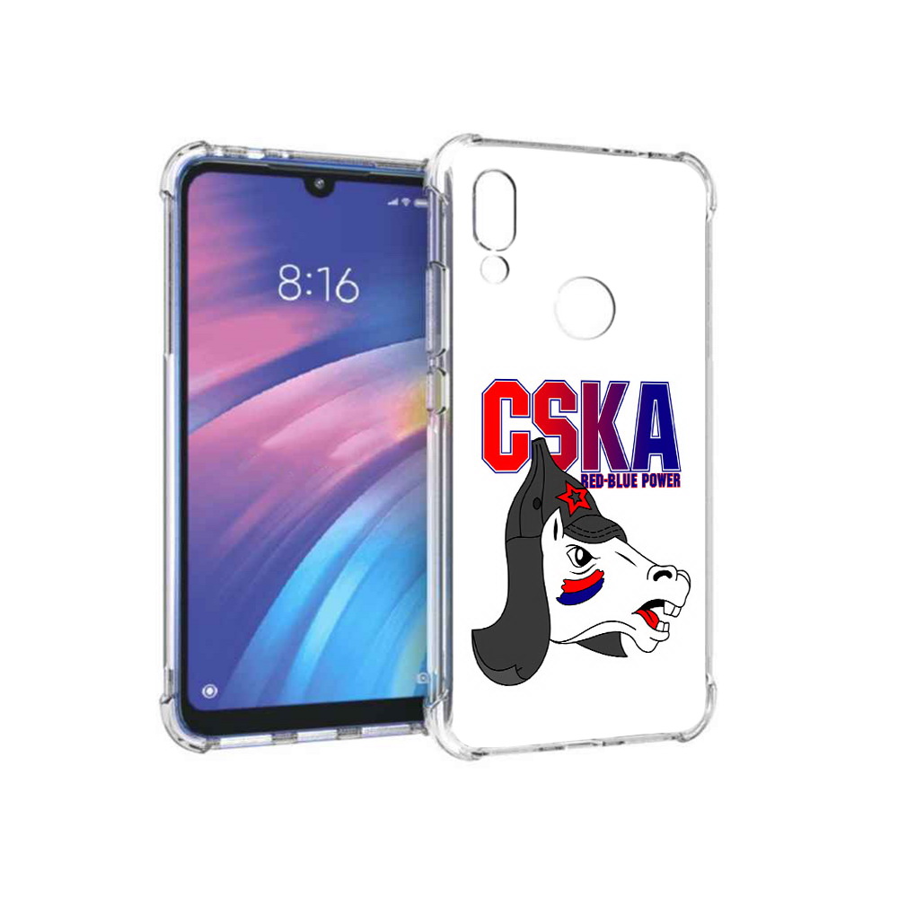 

Чехол MyPads Tocco для Xiaomi Redmi Y3 ФК ЦСК лошадка россия, Прозрачный, Tocco