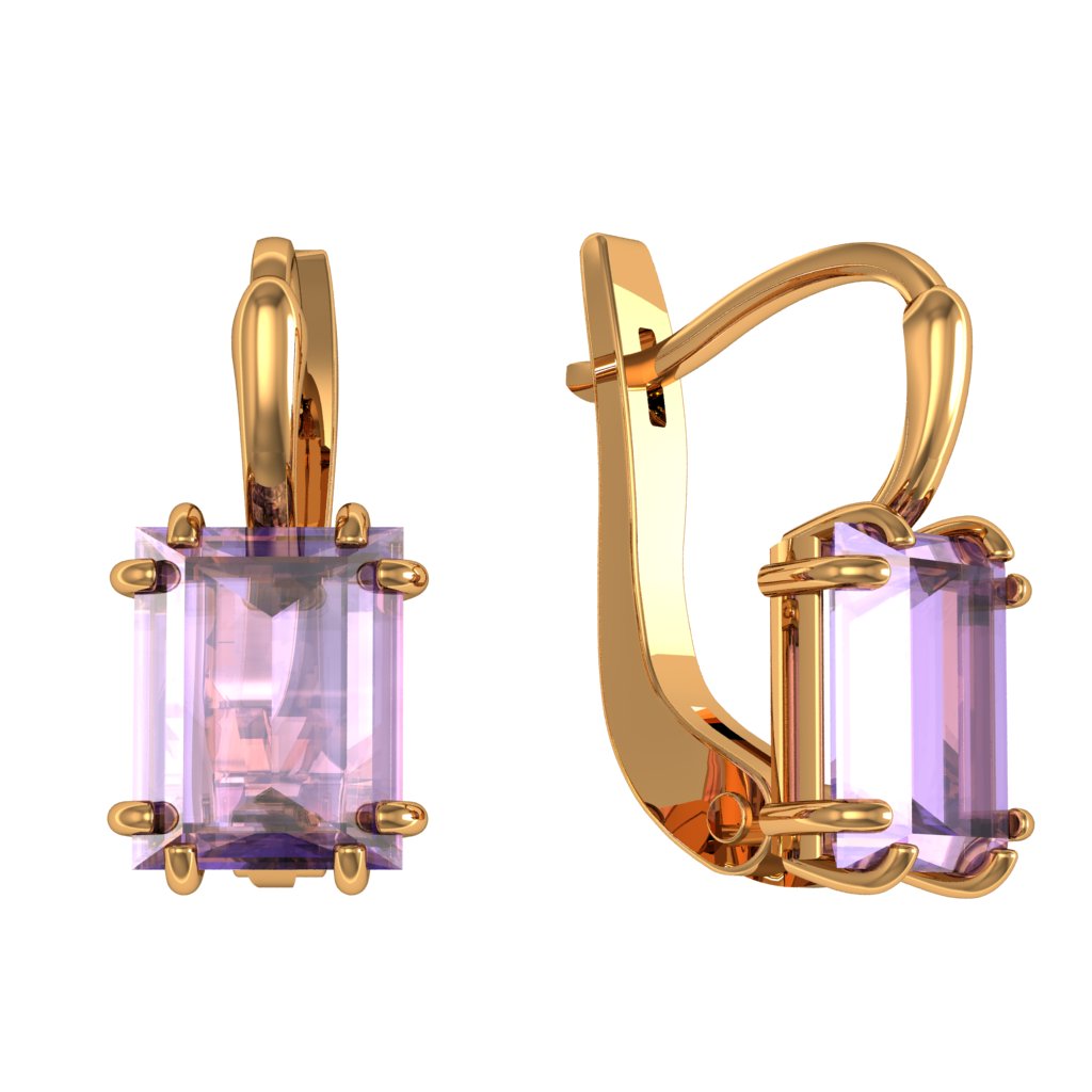 

Серьги из серебра с аметистом ПРИВОЛЖСКИЙ ЮВЕЛИР 392965-AM56, 392965-AM56