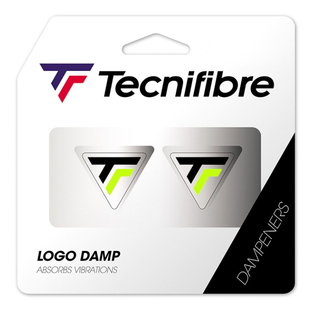 

Виброгаситель Tecnifibre Logo Damp Neon x2, Green/Black, Зеленый;черный