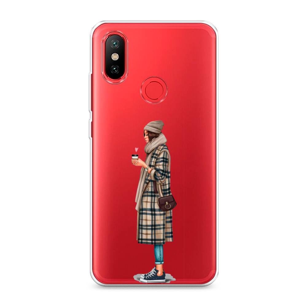 

Чехол на Xiaomi Mi 6X"Утренний кофе", Коричневый;бежевый, 33250-6