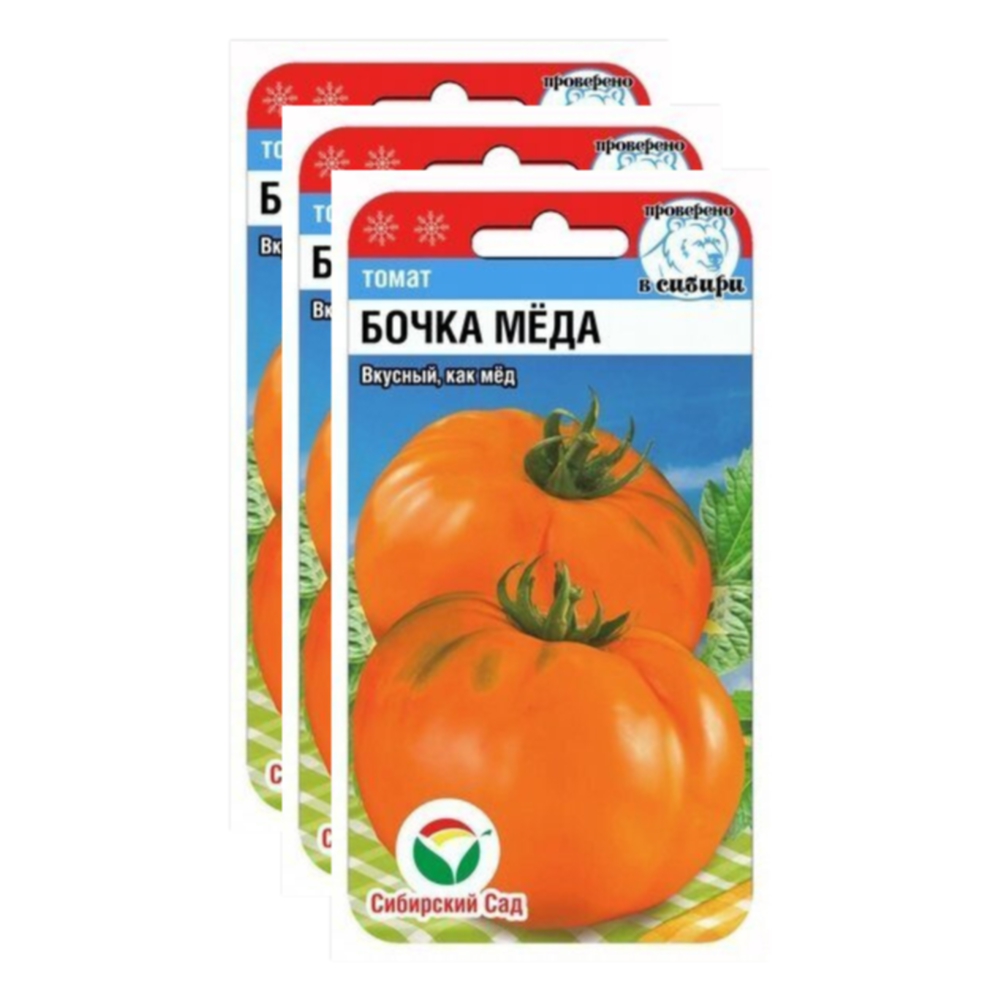 

Семена томат Бочка меда Сибирский сад 23-02262 3 уп., Томат