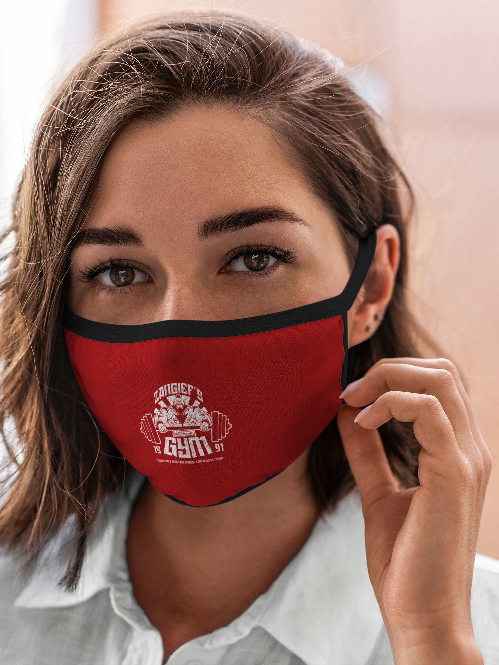 

Многоразовая маска унисекс Burnettie Street Fighter Качалка Зангиева, Разноцветный, Street Fighter Качалка Зангиева
