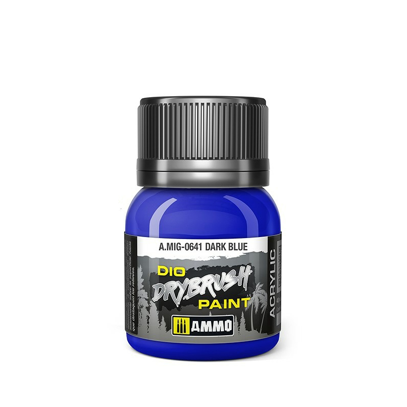 

Краска для техники сухой кисти DRYBRUSH Тёмно-синий Ammo Mig AMIG0641