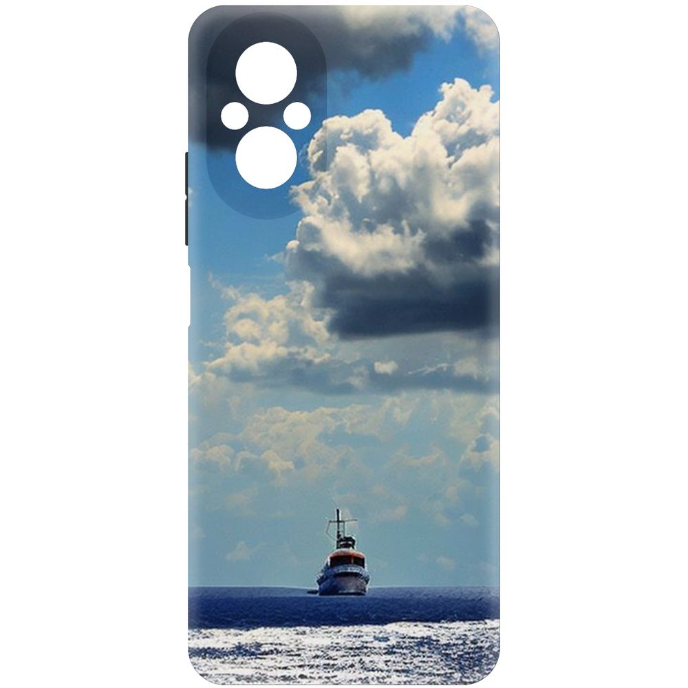 

Чехол-накладка Krutoff Soft Case Море для Realme C67 черный
