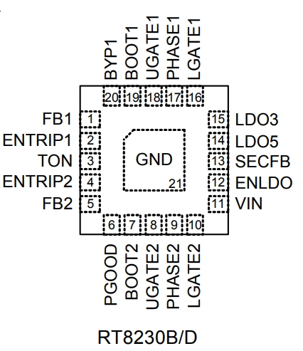 

Микросхема RT8230BGQW 2E=