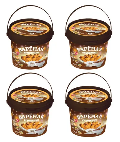

Сгущенка вареная с сахаром Бела Слада, 400г. х 4шт.