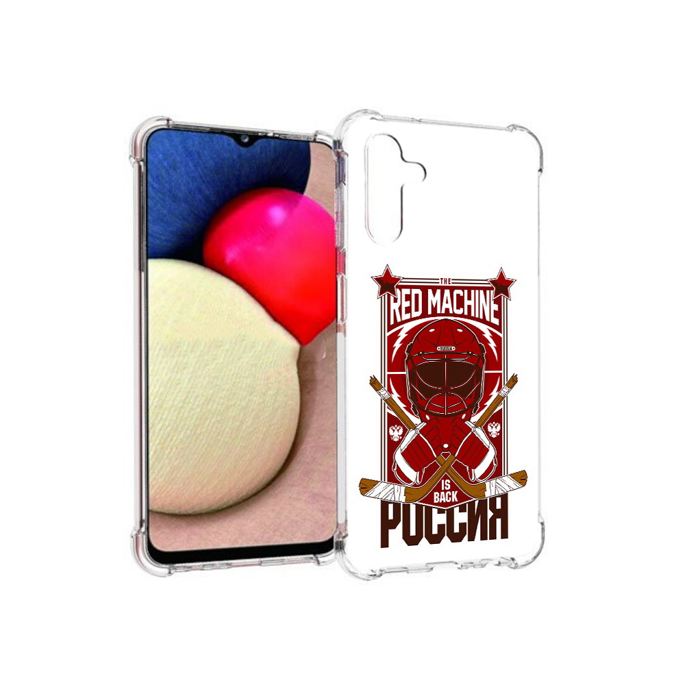 

Чехол MyPads Tocco для Samsung Galaxy A13 5G хоккей россия (PT172412.530.666), Прозрачный, Tocco
