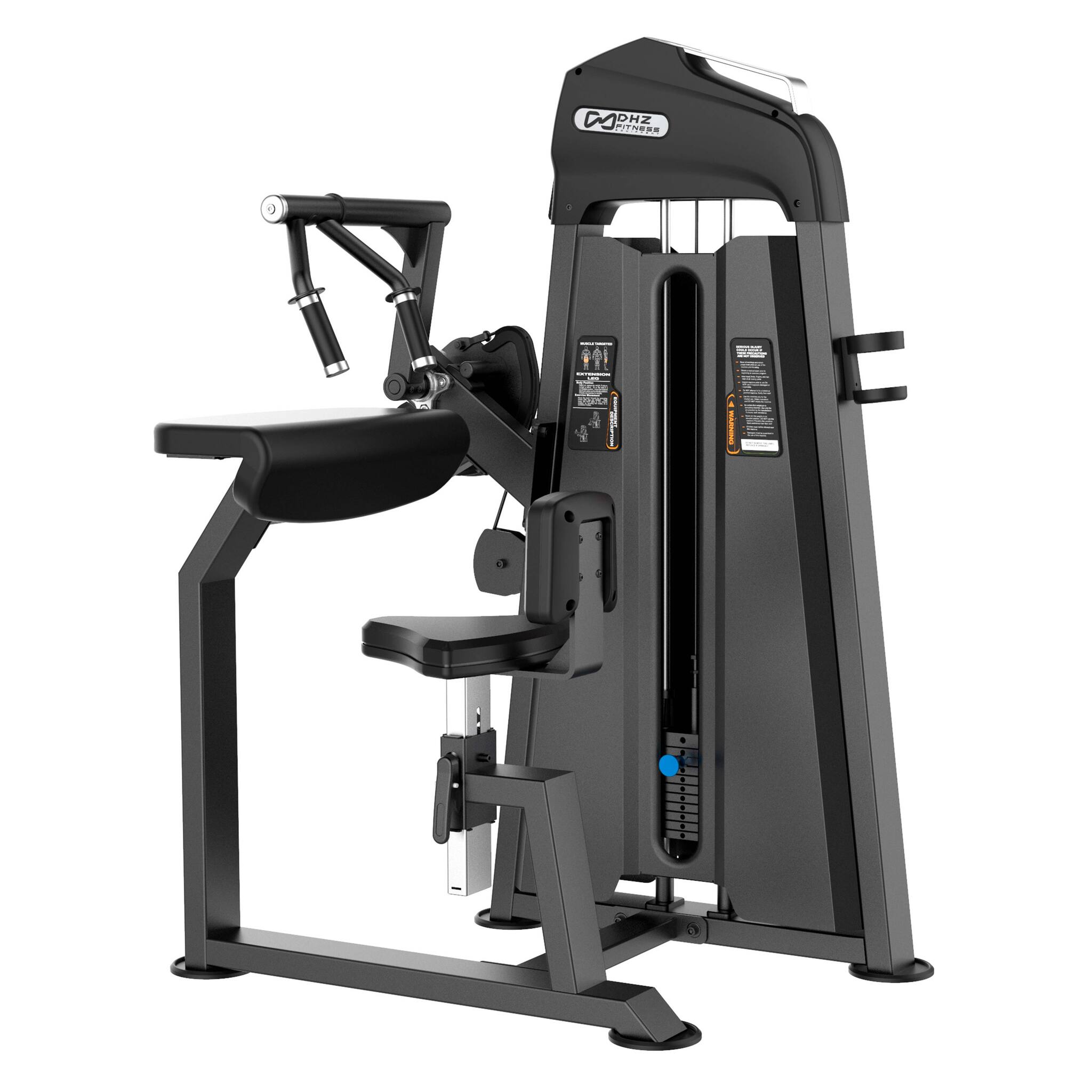 

E-3027 Трицепс-машина сидя. Прямая парта (Seated Tricep - Flat). Стек 64 кг, Серый;черный, E-3027