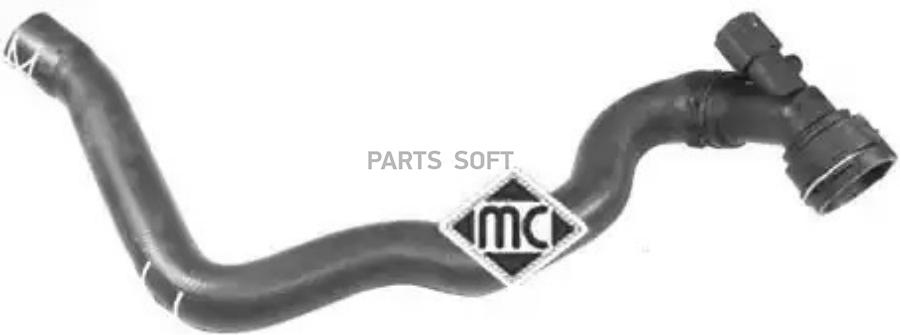 

ПАТРУБОК VW POLO/IBIZA 02- 1.4 METALCAUCHO 09330