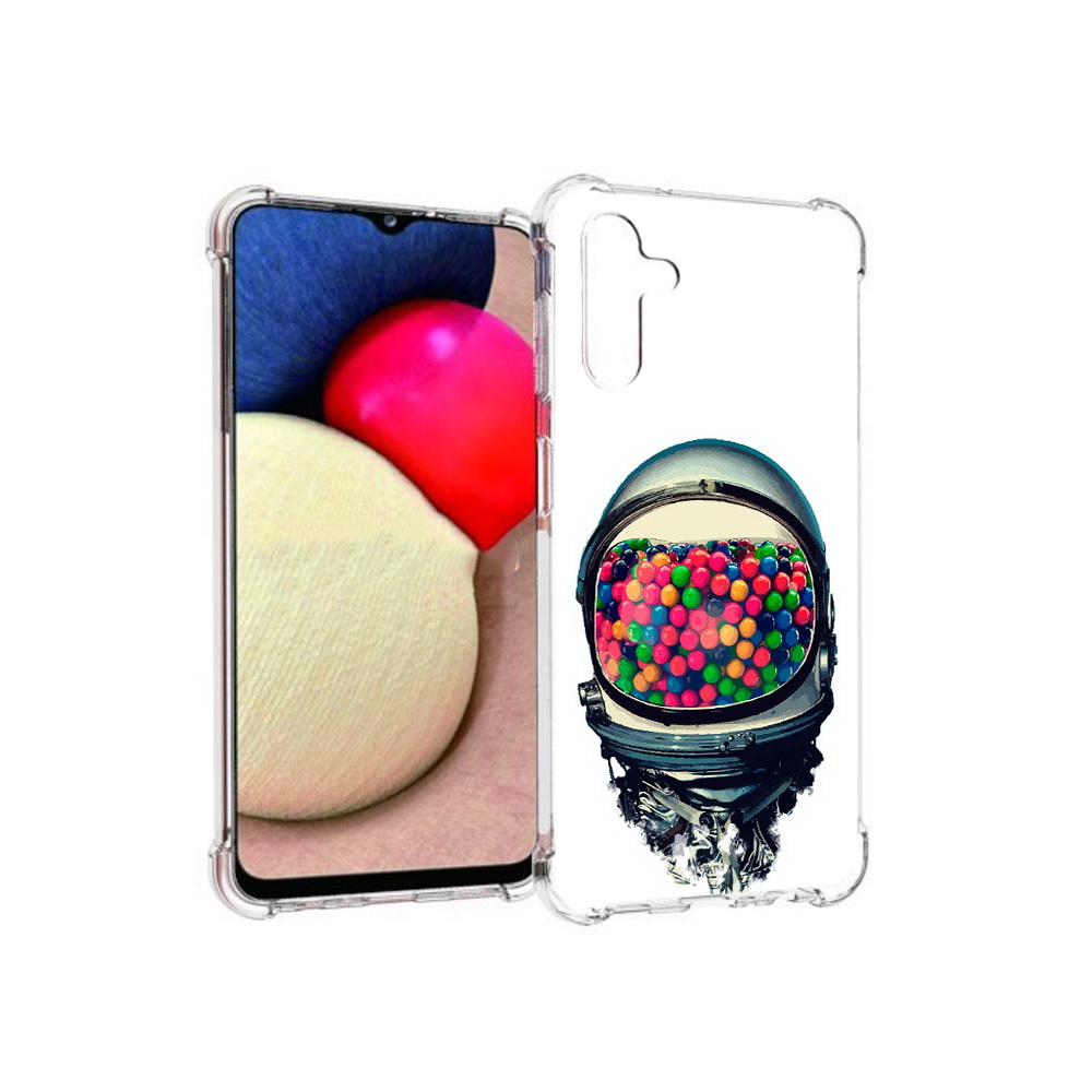 

Чехол MyPads Tocco для Samsung Galaxy A13 5G шлем космонавта (PT172412.530.700), Прозрачный, Tocco