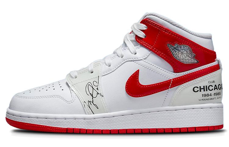 

Кеды унисекс Jordan Air Jordan 1 Mid Rookie Season GS белые 40 EU, Белый, Air Jordan 1 Mid Rookie Season GS