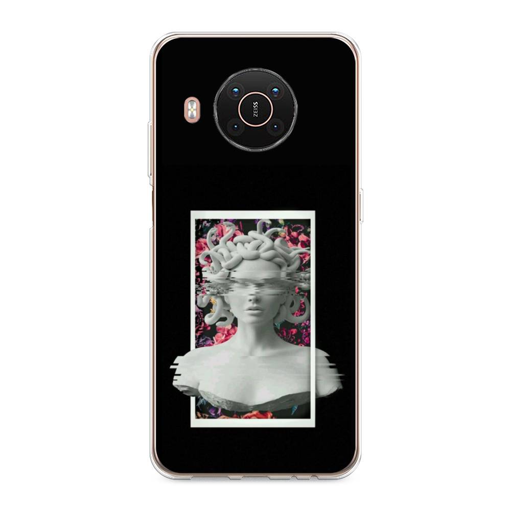 

Чехол на Nokia X20"Web Punk Медуза Горгона", Черный;серый, 124250-6