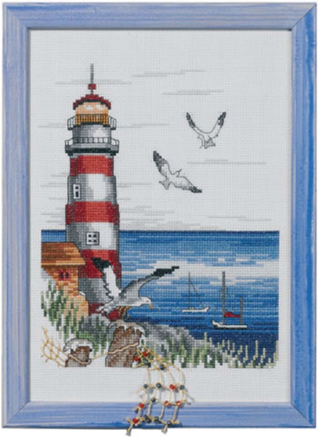 

Вышивка крестом Permin Маяк, 20x28 см, Маяк