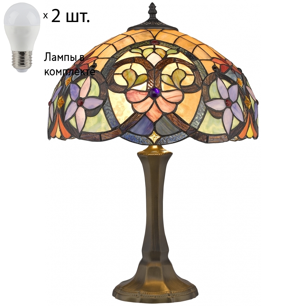 

Настольная лампа Velante 818-804-02+Lamps с лампочками