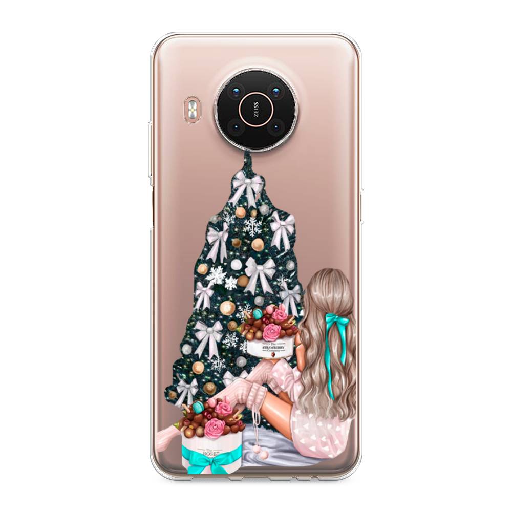 

Чехол на Nokia X20"New Year", Зеленый;бежевый;голубой, 124250-5