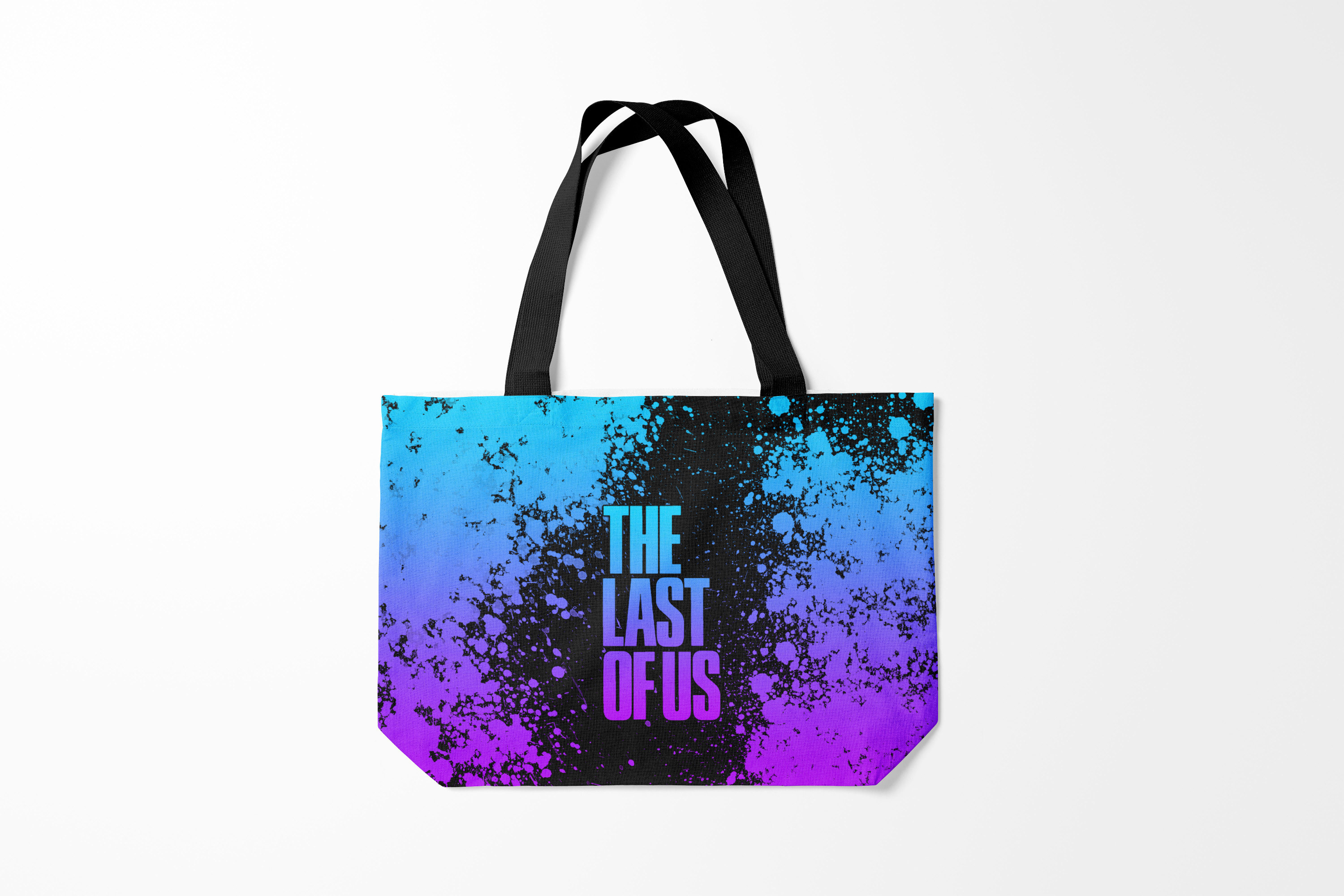 

Сумка шoппер унисекс Burnettie The last of us, черный; фиолетовый, The last of us