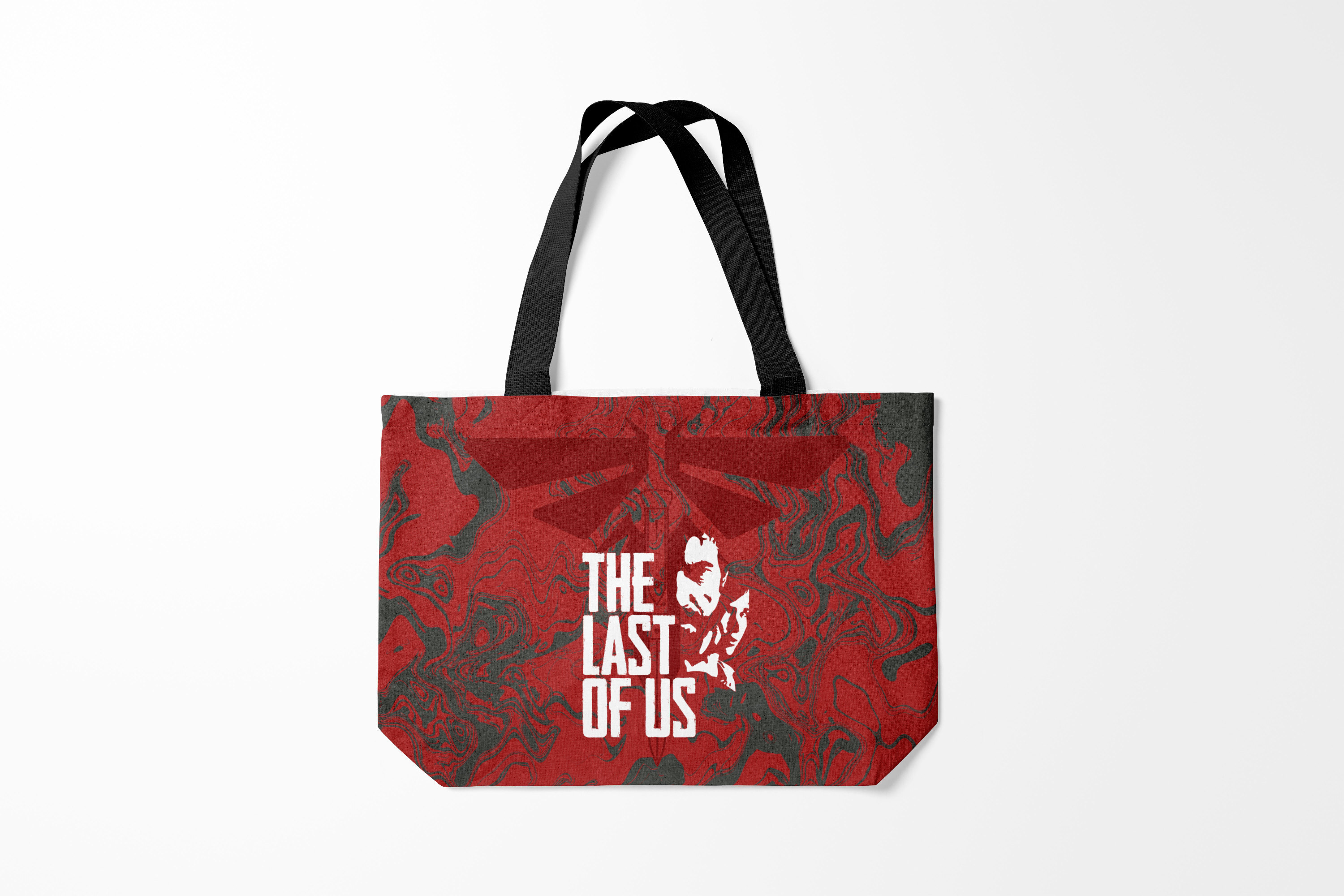 

Сумка шoппер унисекс Burnettie The last of us, красный, The last of us