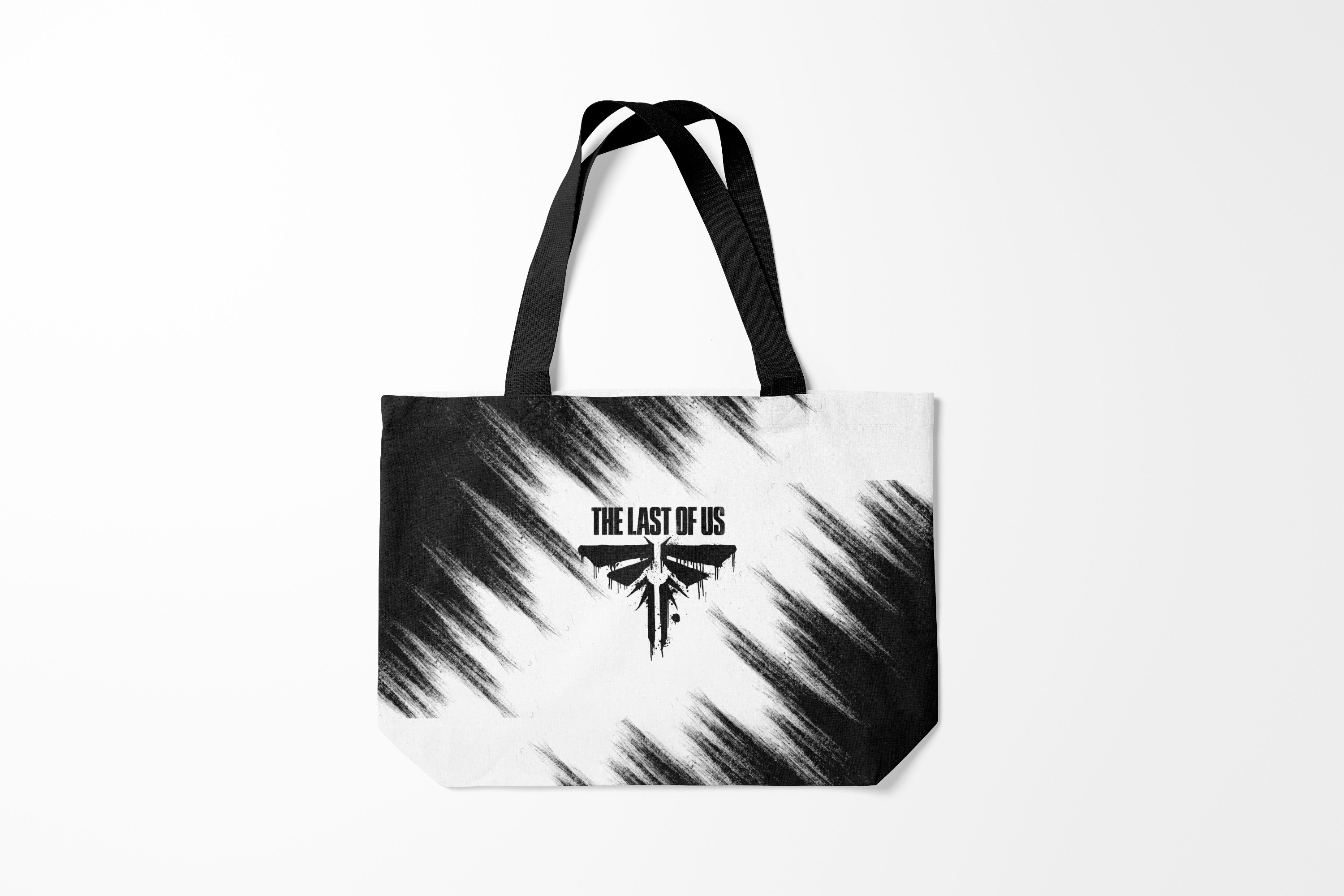 

Сумка шoппер унисекс Burnettie The last of us, черный; белый, The last of us