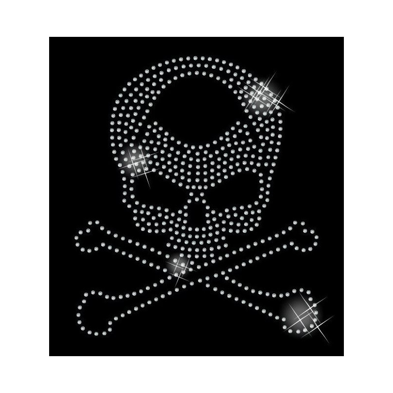 

TBY Череп, 13х15 см, серебряная, 5 шт